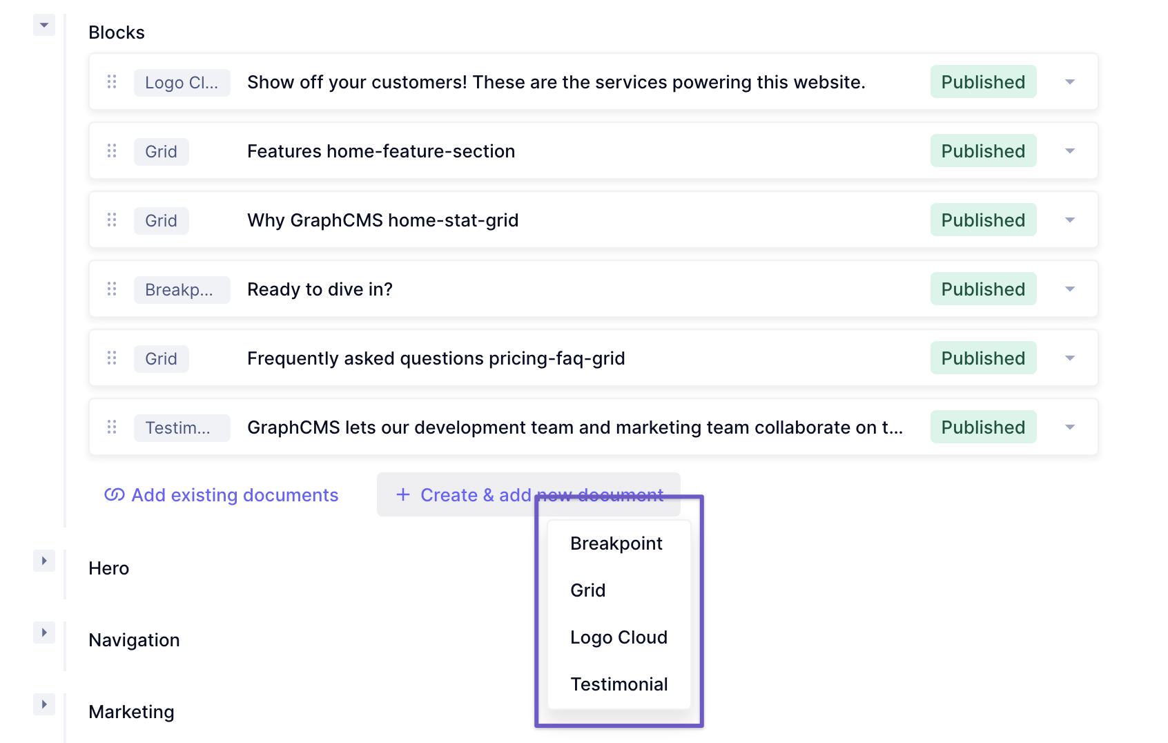 Add a union type content entry relation